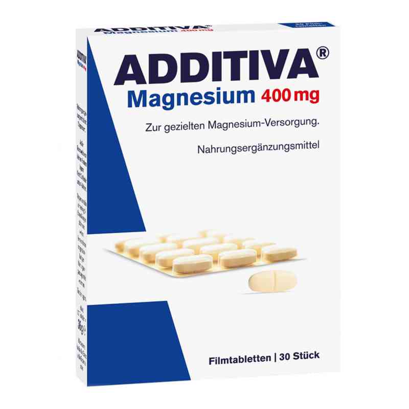 Additiva Magnesium 400 mg Filmtabletten 30 stk von Dr.B.Scheffler Nachf. GmbH & Co. KG PZN 06139325