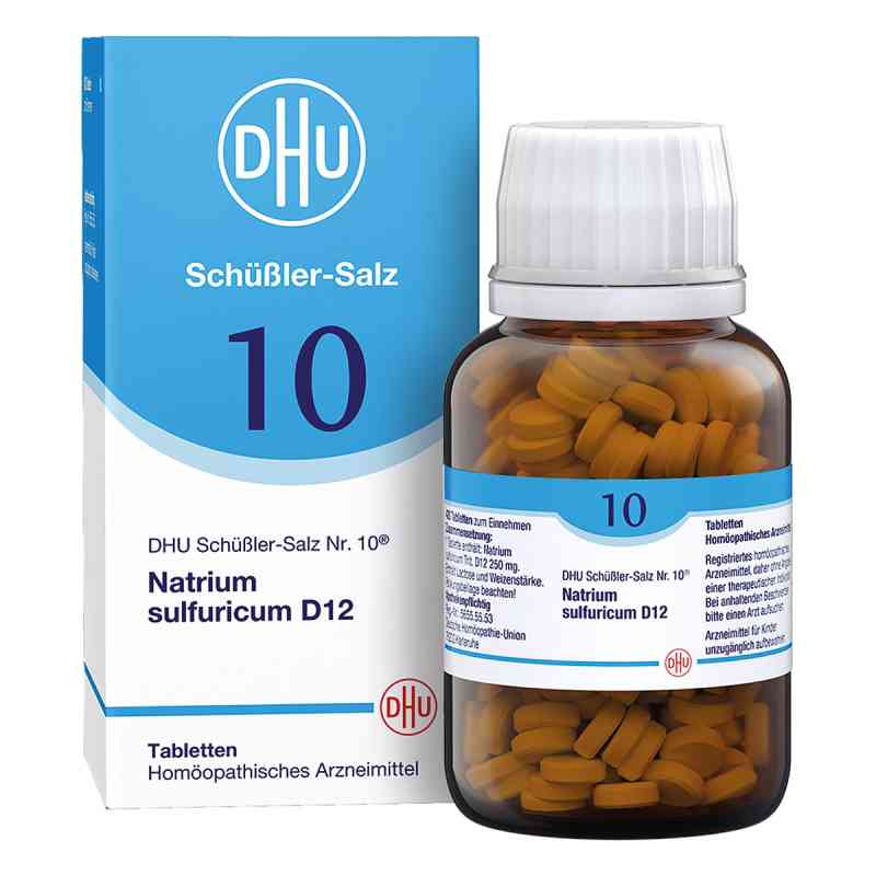 DHU Schüßler-Salz Nummer 10 Natrium sulfuricum D12 Tabletten 420 stk von DHU-Arzneimittel GmbH & Co. KG PZN 06584255