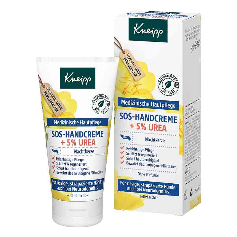 Kneipp SOS-Handcreme Nachtkerze +5% Urea 50 ml von Kneipp GmbH PZN 17269611