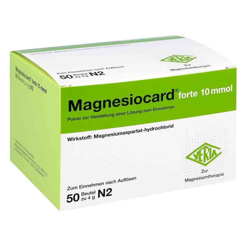Magnesiocard forte 10 mmol Pulver 50 stk von Verla-Pharm Arzneimittel GmbH & Co. KG PZN 04636261