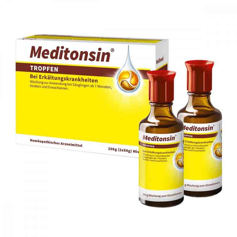 Meditonsin Tropfen bei ersten Anzeichen einer Erkältung 2X50 g von MEDICE Arzneimittel Pütter GmbH&Co.KG PZN 10192733