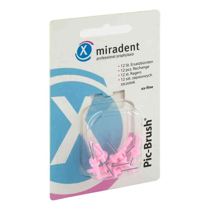 Miradent Interd.pic-brush Ersatzb.xx-fein pink 12 stk von Hager Pharma GmbH PZN 03430741