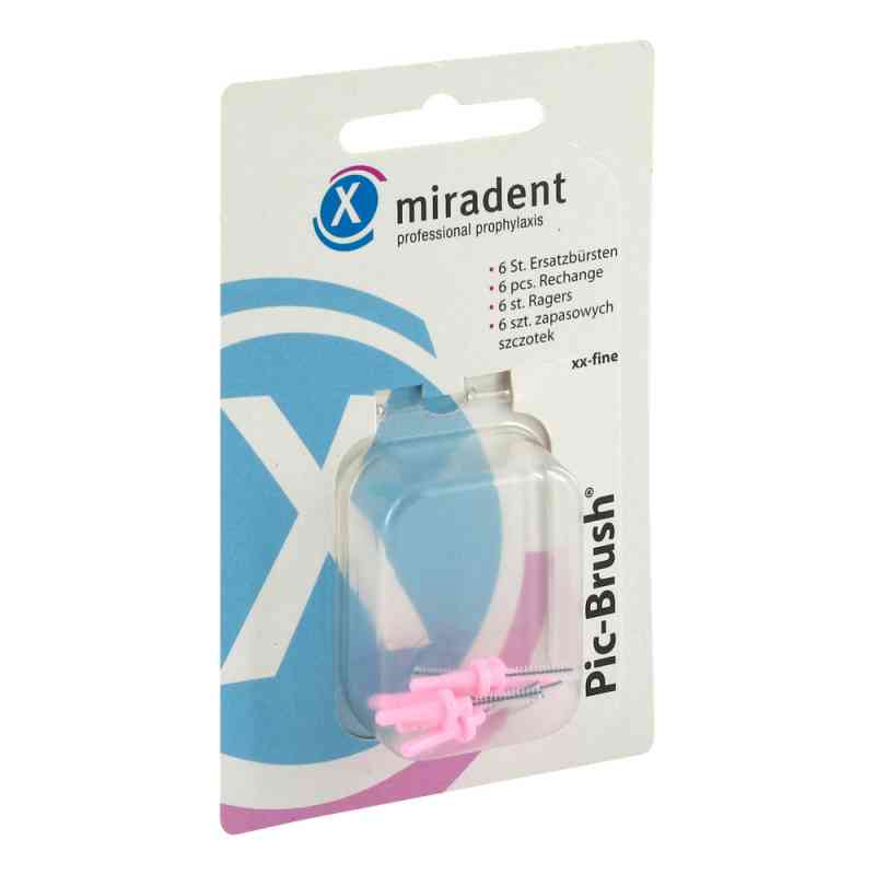 Miradent Interd.pic-brush Ersatzb.xx-fein pink 6 stk von Hager Pharma GmbH PZN 02172366