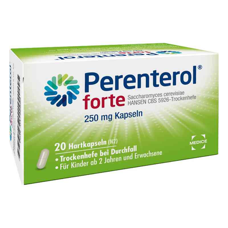 Perenterol forte bei akutem Durchfall  20 stk von MEDICE Arzneimittel Pütter GmbH&Co.KG PZN 04796869