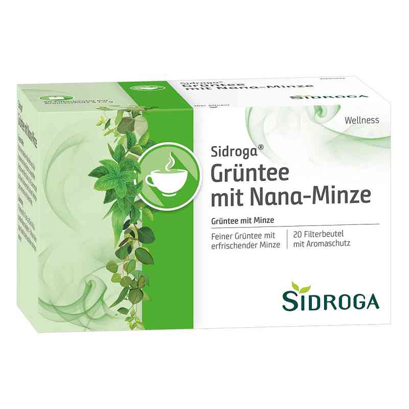 Sidroga Wellness Grüntee mit Nana-Minze 20X1.5 g von Sidroga Gesellschaft für Gesundheitsprodukte mbH PZN 09928583