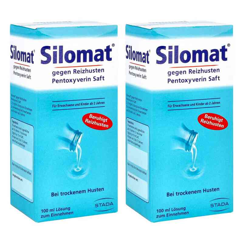 Silomat gegen Reizhusten Pentoxyverin Saft 2x100 ml von STADA Consumer Health Deutschland GmbH PZN 08102710