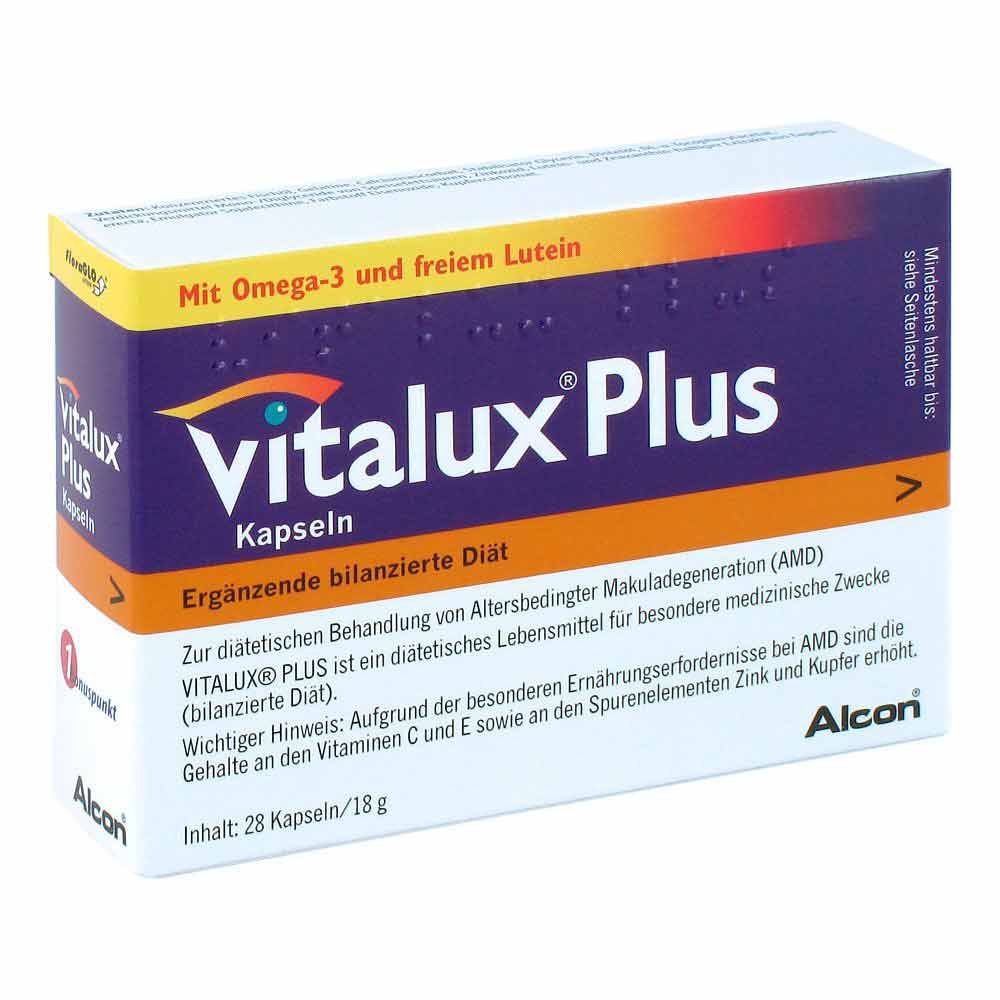 Vitalux Plus Lutein und Omega 3