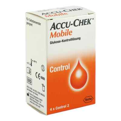 Accu Chek Mobile Kontroll Lösung 4 Einmalapplikat. 1X4 stk von Roche Diabetes Care Deutschland GmbH PZN 07306914