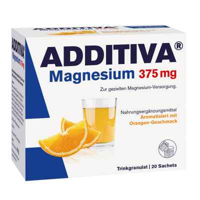 Additiva Magnesium 375 mg Granulat Orange 20 stk von Dr.B.Scheffler Nachf. GmbH & Co. KG PZN 10946698