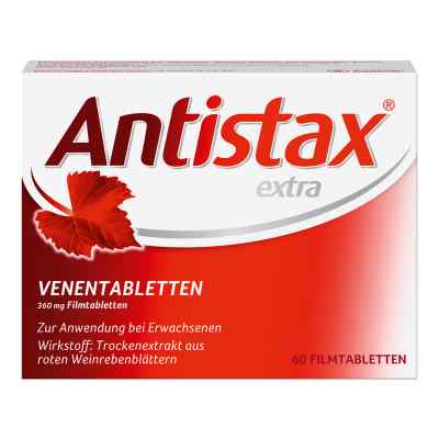 Antistax extra Venentabletten bei Venenleiden & Venenschwäche 60 stk von STADA Consumer Health Deutschland GmbH PZN 00002335