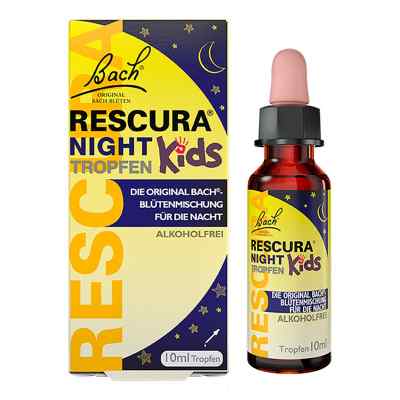 Bachblüten Original Rescura Night Kids Tropfen alkoholfrei 10 ml von Nelsons GmbH PZN 18155737
