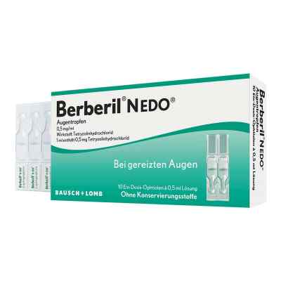 Berberil N EDO Augentropfen bei akut geröteten, gereizten Augen 10X0.5 ml von Dr. Gerhard Mann Chem.-pharm.Fabrik GmbH PZN 00255510