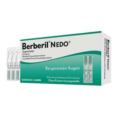 Berberil N EDO Augentropfen bei akut geröteten, gereizten Augen 30X0.5 ml von Dr. Gerhard Mann Chem.-pharm.Fabrik GmbH PZN 16507356