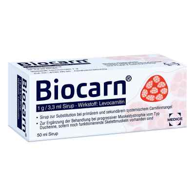 Biocarn Sirup bei Carnitinmangel - stärkt das Herz 50 ml von MEDICE Arzneimittel Pütter GmbH&Co.KG PZN 03074803