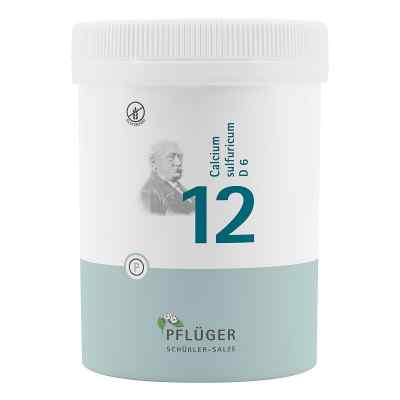 Biochemie Pflüger 12 Calcium Sulfur D6 Tabletten 1000 stk von Homöopathisches Laboratorium Alexander Pflüger Gmb PZN 06321165