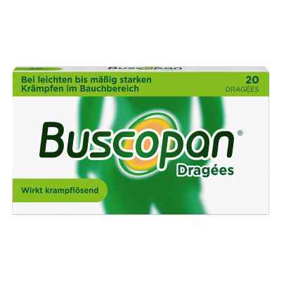 Buscopan Dragees bei Bauchschmerzen und Bauchkrämpfen 20 stk von A. Nattermann & Cie GmbH PZN 00161996