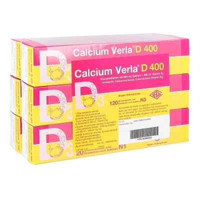 Calcium Verla D 400 120 stk von Verla-Pharm Arzneimittel GmbH & Co. KG PZN 09468029