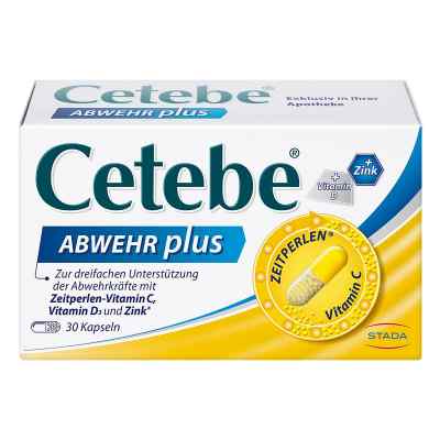CETEBE Abwehr plus Mit Vitamin C, D und Zink 30 stk von STADA Consumer Health Deutschland GmbH PZN 02408188
