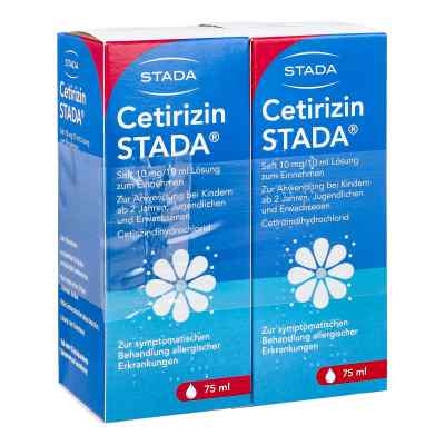 Cetirizin STADA Saft 10mg/10ml Lösung zum Einnehmen bei Allergie 150 ml von STADA Consumer Health Deutschland GmbH PZN 02418212