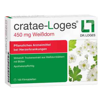 Cratae-loges 450 Mg Weißdorn Filmtabletten 100 stk von Dr. Loges + Co. GmbH PZN 17611311
