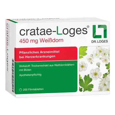 Cratae-loges 450 Mg Weißdorn Filmtabletten 200 stk von Dr. Loges + Co. GmbH PZN 17945549