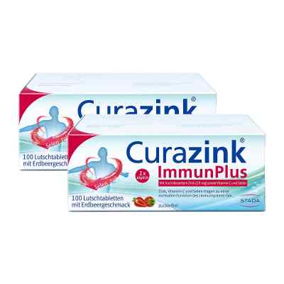 Curazink Immunplus Lutschtabletten 2x100 stk von STADA Consumer Health Deutschland GmbH PZN 08101542