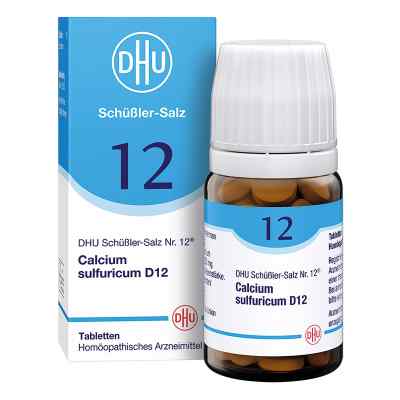 DHU Schüßler-Salz Nummer 12 Calcium sulfuricum D12 Tabletten 80 stk von DHU-Arzneimittel GmbH & Co. KG PZN 00274890