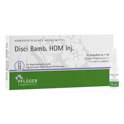 Disci Bamb Hom iniecto 1 ml 10 stk von Homöopathisches Laboratorium Alexander Pflüger Gmb PZN 01876935