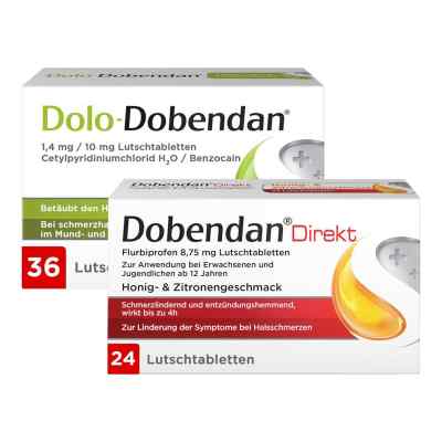 Dolo-Dobendan® & Dobendan®Direkt Set gegen starke Halsschmerzen 1 stk von Reckitt Benckiser Deutschland GmbH PZN 08100028