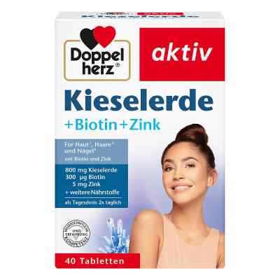 Doppelherz Kieselerde + Biotin + Zink Tabletten 40 stk von Queisser Pharma GmbH & Co. KG PZN 09005714