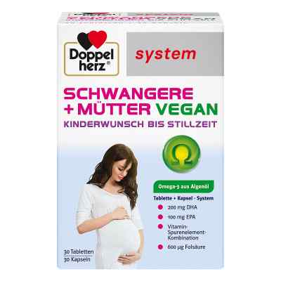 Doppelherz Schwangere+mütter Vegan Syst.kombipack. 60 stk von Queisser Pharma GmbH & Co. KG PZN 18053764