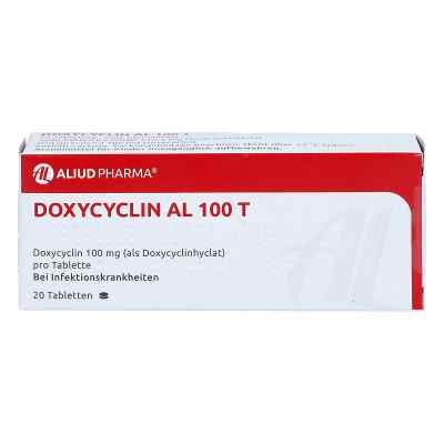 Doxycyclin AL 100 T 20 stk von ALIUD Pharma GmbH PZN 04773383