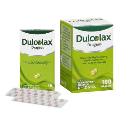 Dulcolax Dragees - Abführmittel bei Verstopfung mit Bisacodyl 100+40 stk von A. Nattermann & Cie GmbH PZN 08102792