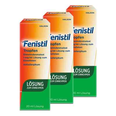 Fenistil Tropfen, Dimetindenmaleat 1 mg/ ml zum Einnehmen 3X20 ml von GlaxoSmithKline Consumer Healthcare PZN 11358868
