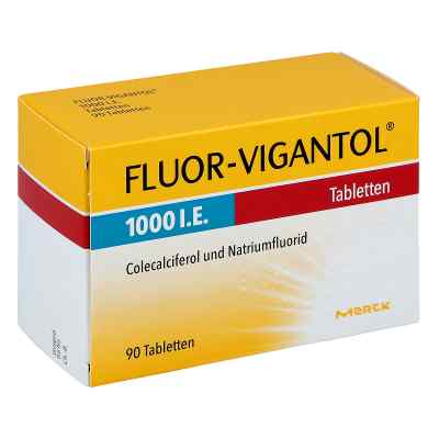 Fluor Vigantol 1.000 I.e. Tabletten 90 stk von WICK Pharma - Zweigniederlassung der Procter & Gam PZN 13155715