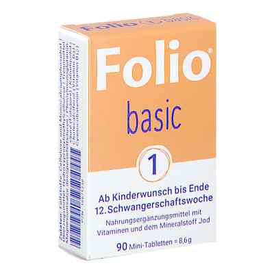 Folio 1 Basic Filmtabletten 90 stk von SteriPharm Pharmazeutische Produkte GmbH & Co. KG PZN 18671338