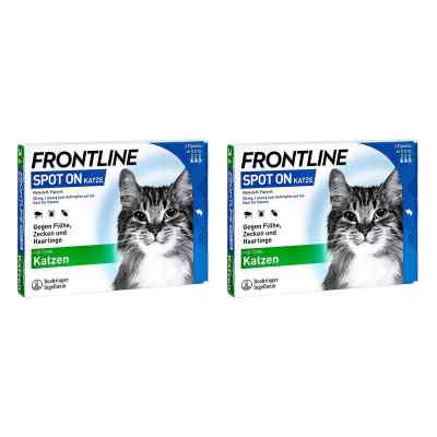 Frontline Spot On Katze gegen Zecken, Flöhe und Haarlinge 2x3 stk von Boehringer Ingelheim VETMEDICA GmbH PZN 08101024