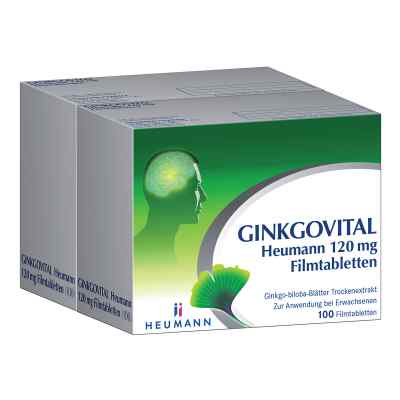 Ginkgovital Heumann 120 mg Filmtabletten 200 stk von HEUMANN PHARMA GmbH & Co. Generica KG PZN 11527489