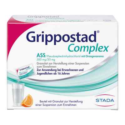 Grippostad Complex ASS/Pseudoephedrin bei Schnupfen und erkältun 10 stk von STADA Consumer Health Deutschland GmbH PZN 16903460