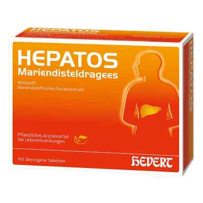 Hepatos Mariendisteldragees 100 stk von Hevert-Arzneimittel GmbH & Co. KG PZN 07112357