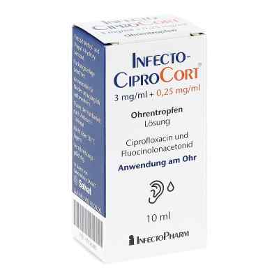Infectociprocort 3mg/ml+0,25mg/ml Ohrentropfen 10 ml von INFECTOPHARM Arzn.u.Consilium GmbH PZN 10126280