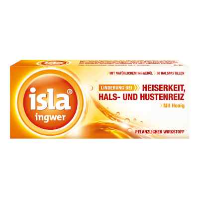 Isla Ingwer Pastillen 30 stk von Engelhard Arzneimittel GmbH & Co.KG PZN 07233871