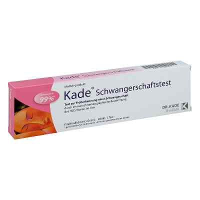 Kade Schwangerschaftstest 1 stk von DR. KADE Pharmazeutische Fabrik GmbH PZN 01328317