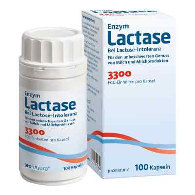 Lactase 3300 Fcc 200 mg Kapseln 100 stk von Pro Natura Gesellschaft für gesunde Ernährung mbH PZN 07354161