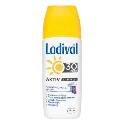 Ladival Aktiv Sonnenschutz Spray für unterwegs und beim Sport LS 150 ml von STADA Consumer Health Deutschland GmbH PZN 09098331