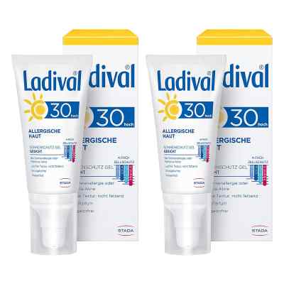 Ladival Allergische Haut Sonnenschutz Gel LSF 30 2x50 ml von STADA Consumer Health Deutschland GmbH PZN 08101464