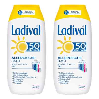 Ladival allergische Haut Sonnenschutz Gel LSF50+ 2x200 ml von STADA Consumer Health Deutschland GmbH PZN 08102773