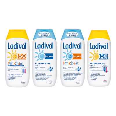 Ladival-Familien-Paket allergische Haut und Apres  4x200 ml von STADA Consumer Health Deutschland GmbH PZN 08100923