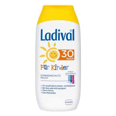 Ladival Kinder Sonnenmilch ohne Octocrylen LSF 30 200 ml von STADA Consumer Health Deutschland GmbH PZN 03376645