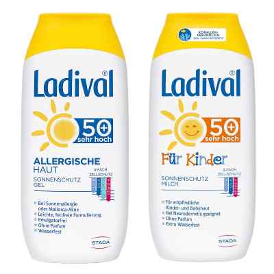 Ladival Sonnenschutz Familien-Paket LSF 50+  2x200 ml von STADA Consumer Health Deutschland GmbH PZN 08100918